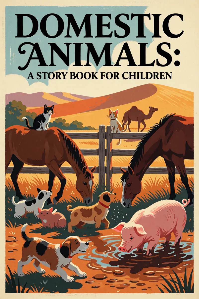 Cover of Domestic animals: a story book for children by Anonymous