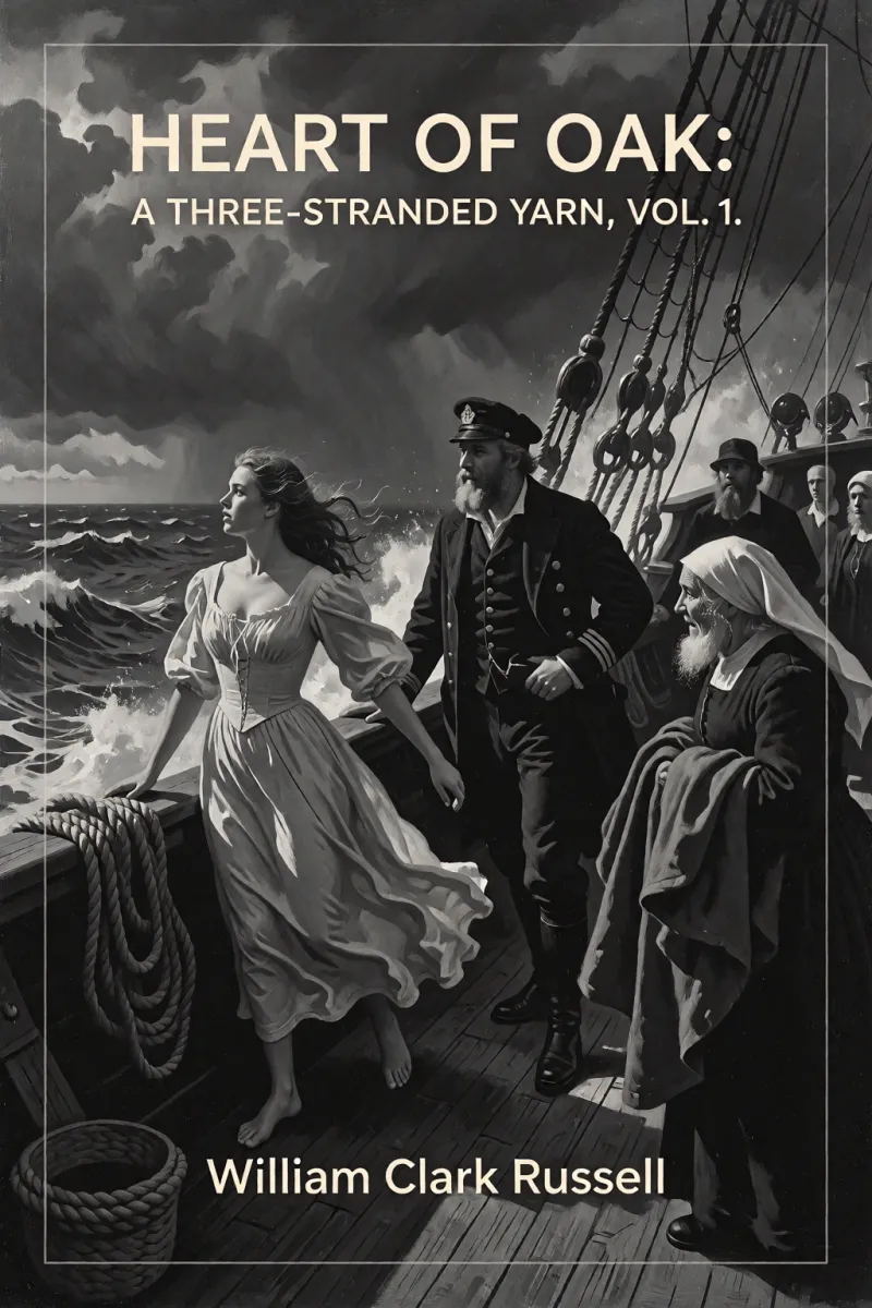 Cover of Heart of Oak: A Three-Stranded Yarn, vol. 1. by William Clark Russell