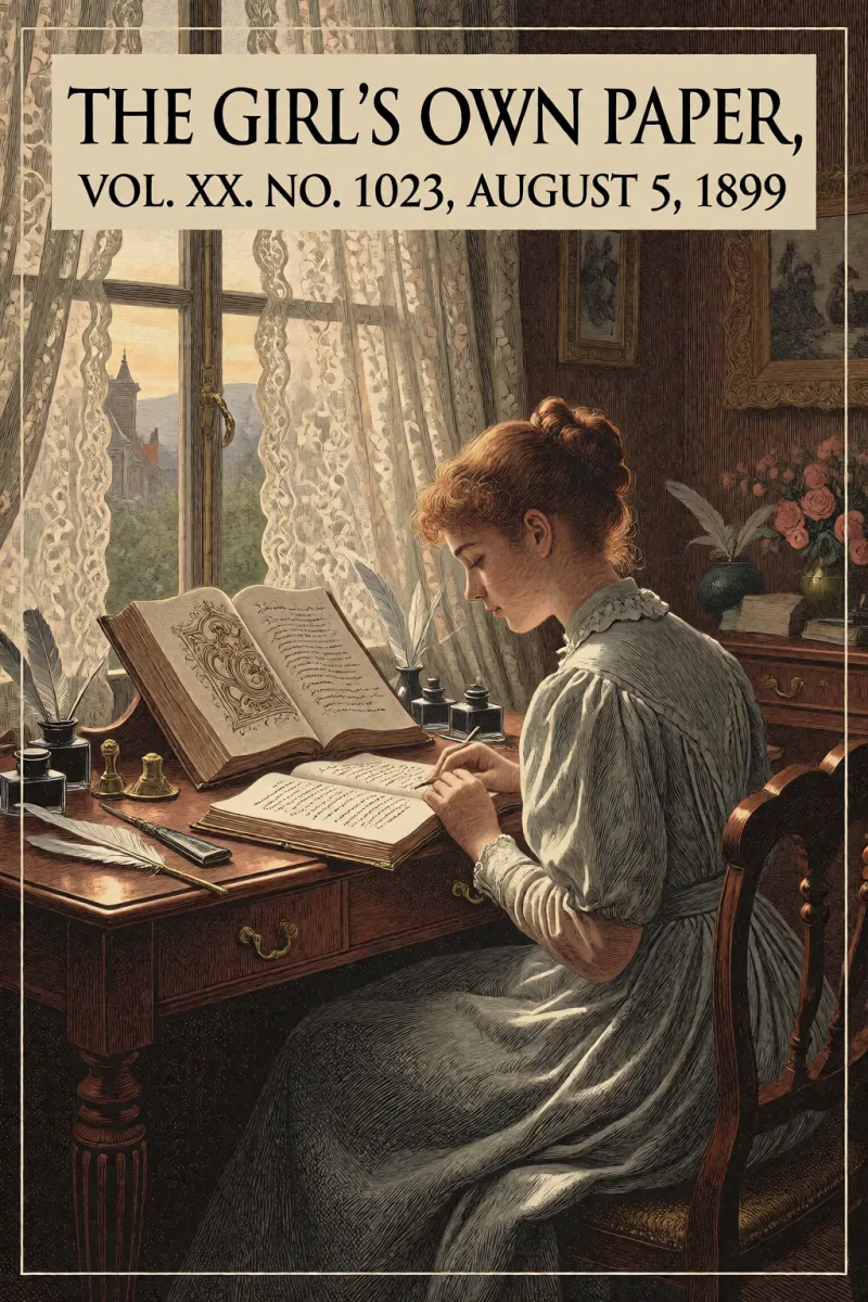 Cover of The Girl's Own Paper, Vol. XX. No. 1023, August 5, 1899 by Various