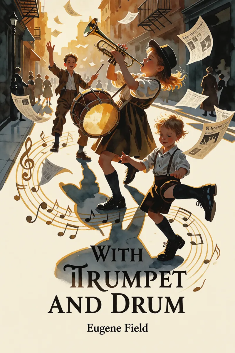 Cover of With Trumpet and Drum by Eugene Field