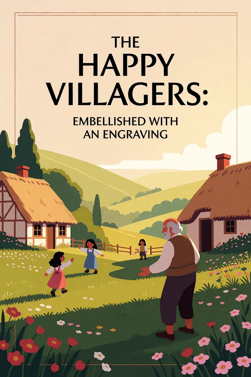 Cover of The happy villagers: Embellished with an engraving by Anonymous