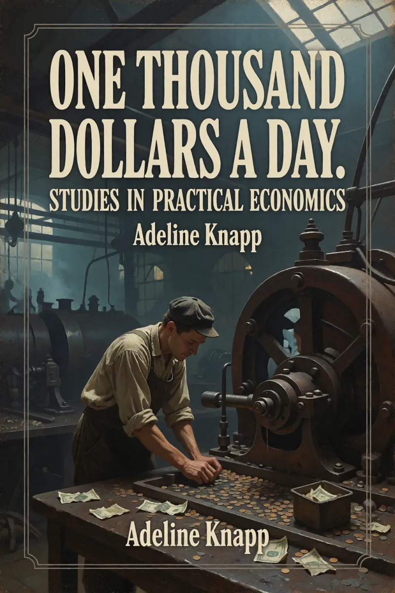Cover of One thousand dollars a day. Studies in practical economics by Adeline Knapp