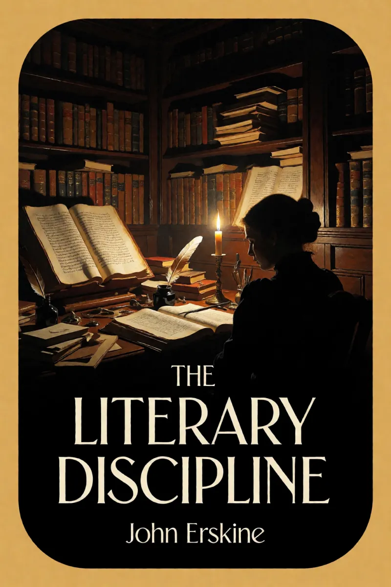 Cover of The Literary Discipline by John Erskine