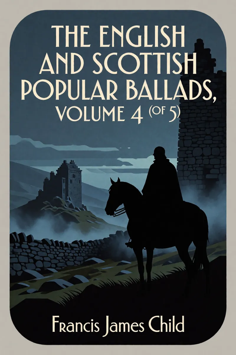 Cover of The English and Scottish popular ballads, volume 4 (of 5) by Francis James Child