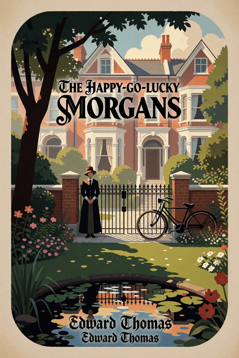 Cover of The Happy-go-lucky Morgans by Edward Thomas