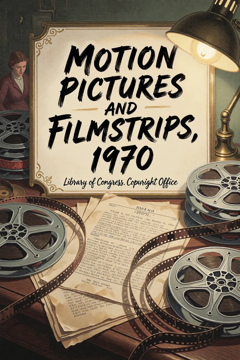 Cover of Motion pictures and filmstrips, 1970 by Library of Congress. Copyright Office