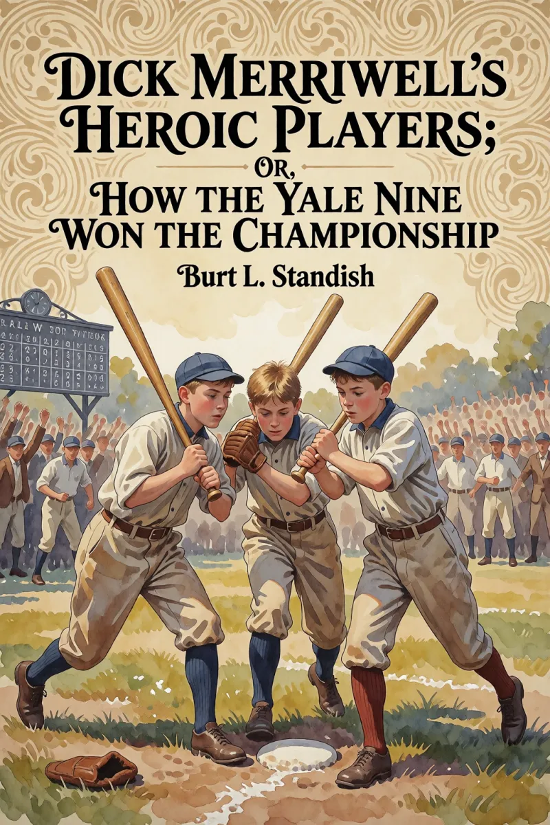Cover of Dick Merriwell's Heroic Players; Or, How the Yale Nine Won the Championship by Burt L. Standish