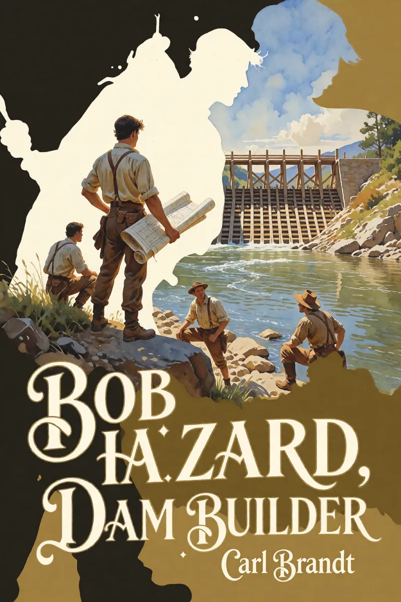 Cover of Bob Hazard, dam builder by Carl Brandt