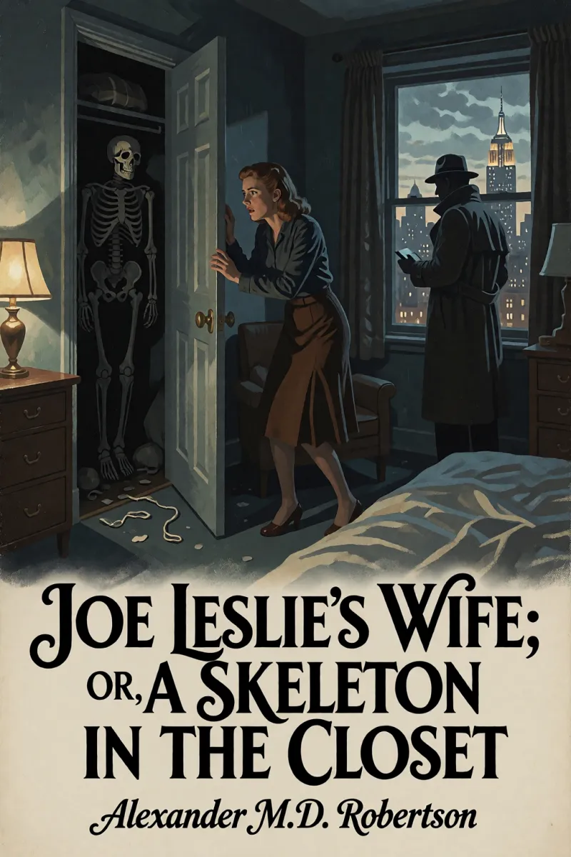 Cover of Joe Leslie's Wife; or, a Skeleton in the Closet by Alexander M.D. Robertson