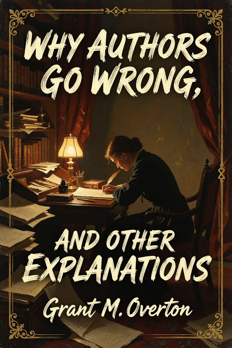 Cover of Why Authors Go Wrong, and Other Explanations by Grant M. Overton