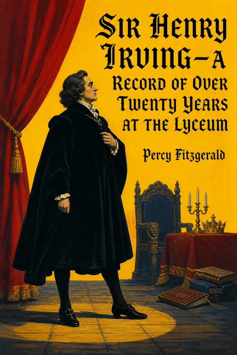 Cover of Sir Henry Irving—A Record of Over Twenty Years at the Lyceum by Percy Fitzgerald