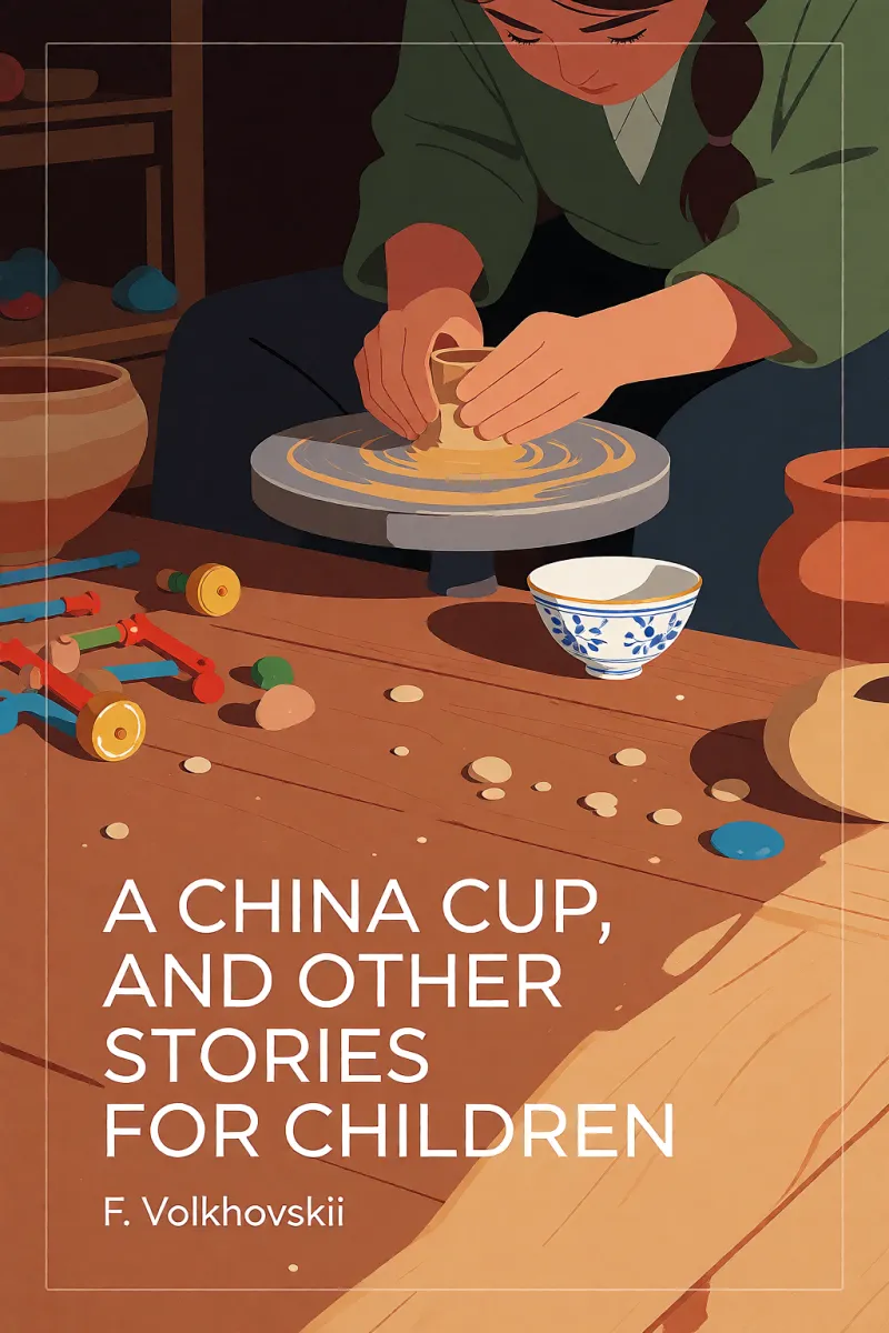Cover of A China cup, and other stories for children by F. Volkhovskii