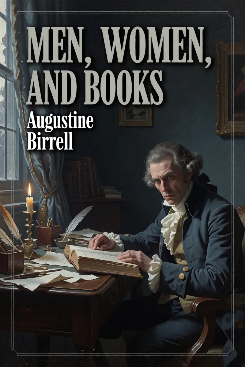 Cover of Men, Women, and Books by Augustine Birrell