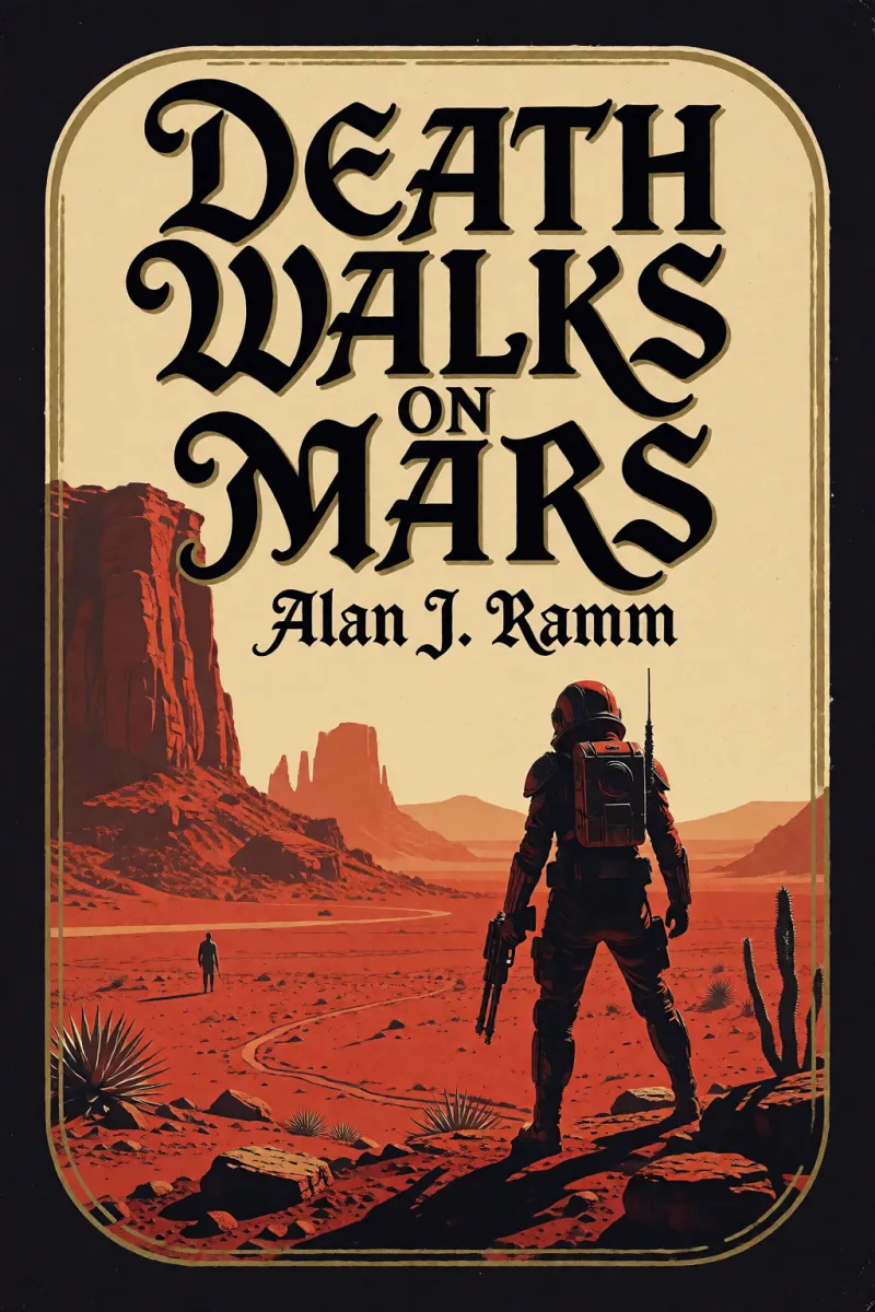 Cover of Death Walks on Mars by Alan J. Ramm