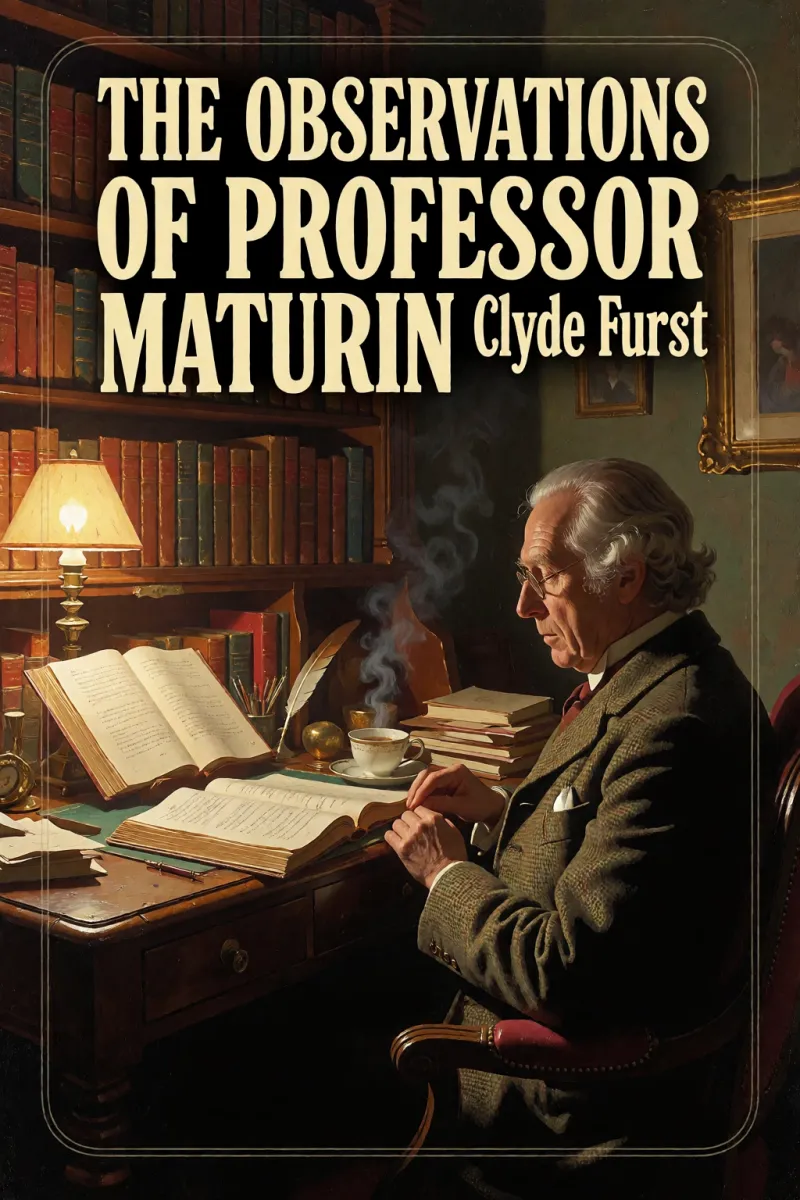 Cover of The Observations of Professor Maturin by Clyde Furst
