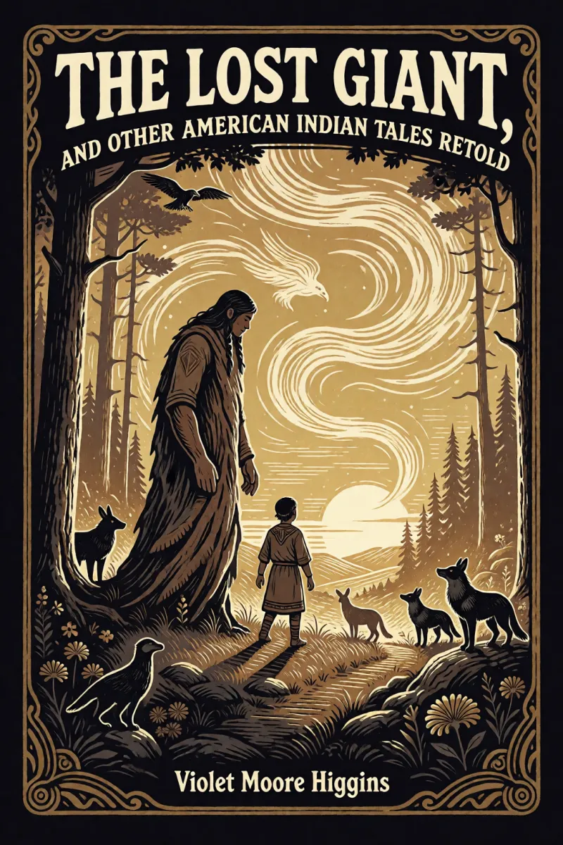 Cover of The Lost Giant, and Other American Indian Tales Retold by Violet Moore Higgins