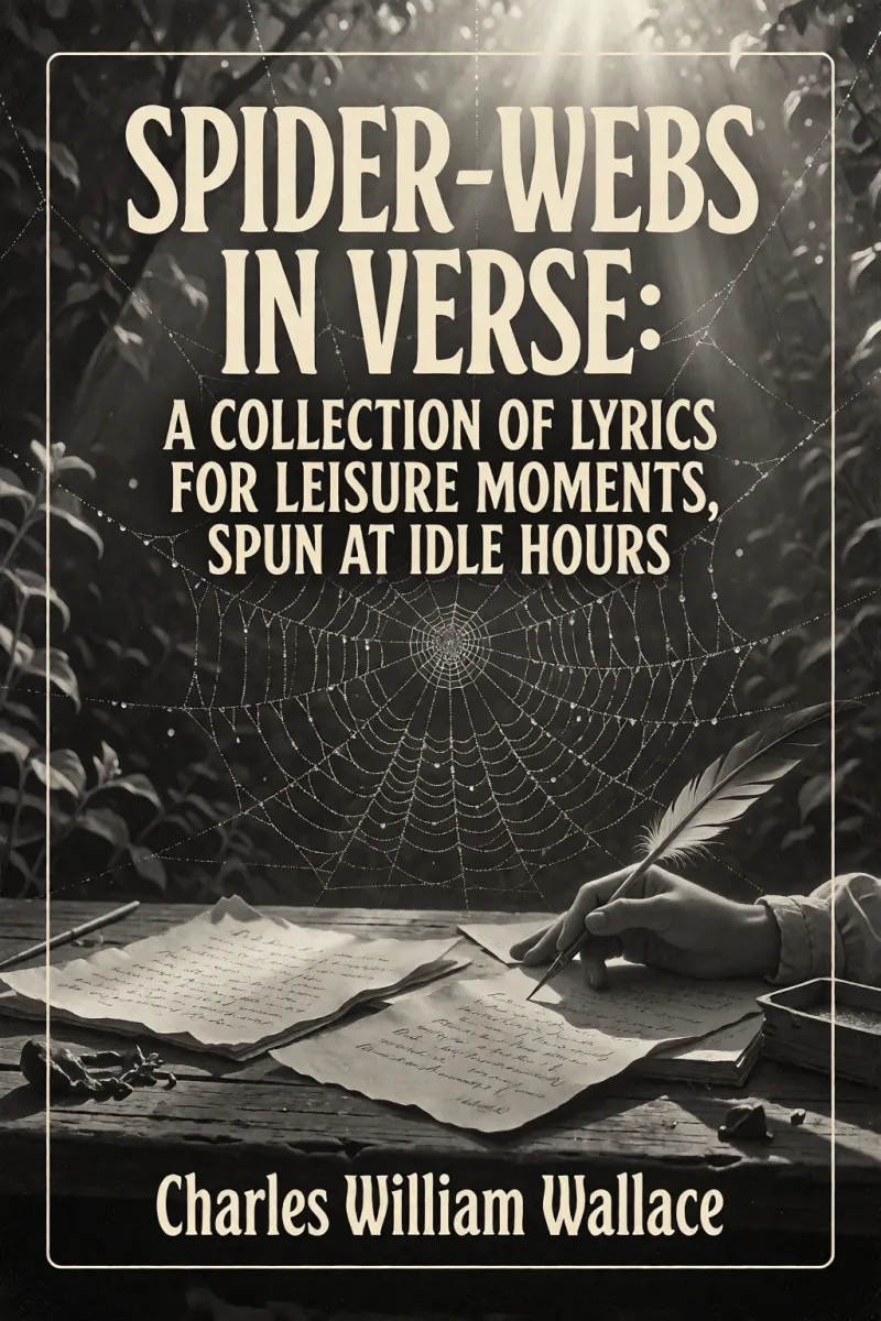 Cover of Spider-webs in Verse: A Collection of Lyrics for Leisure Moments, Spun at Idle Hours by Charles William Wallace