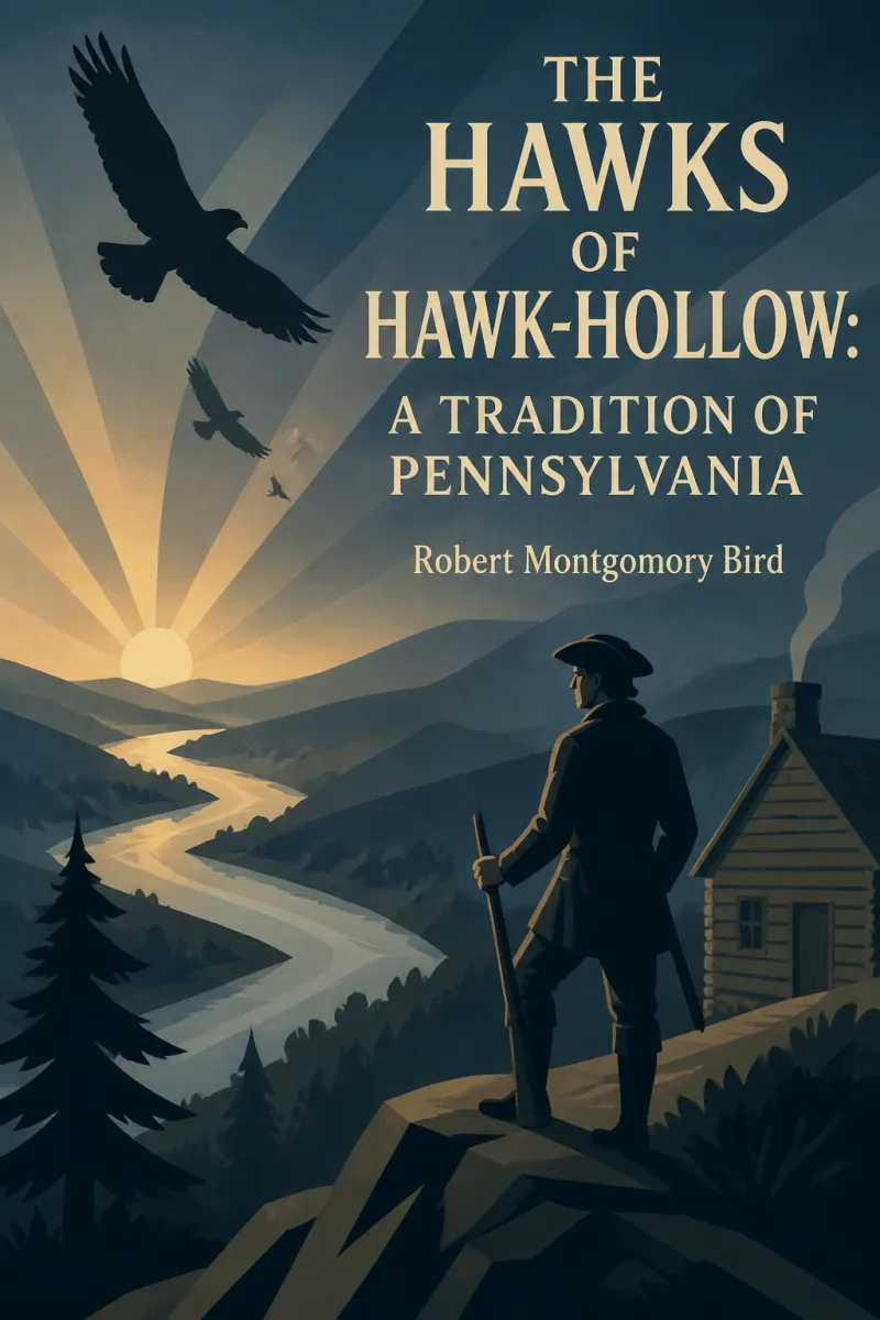 Cover of The Hawks of Hawk-Hollow: A Tradition of Pennsylavania by Robert Montgomery Bird