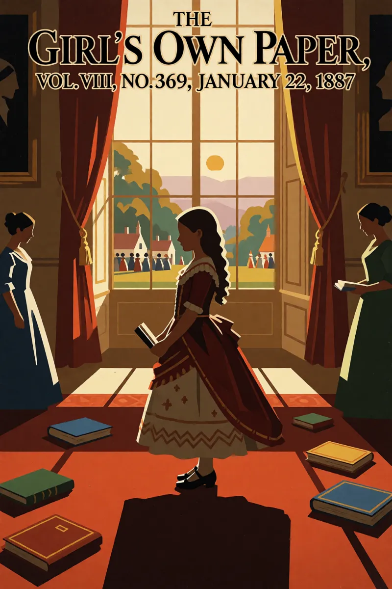 Cover of The Girl's Own Paper, Vol. VIII, No. 369, January 22, 1887 by Various