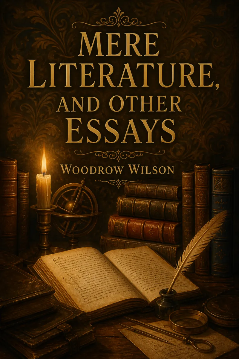 Cover of Mere literature, and other essays by Woodrow Wilson