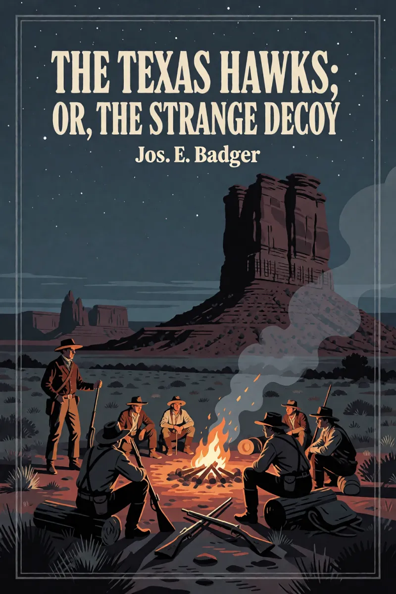 Cover of The Texas Hawks; or, The Strange Decoy by Jos. E. Badger