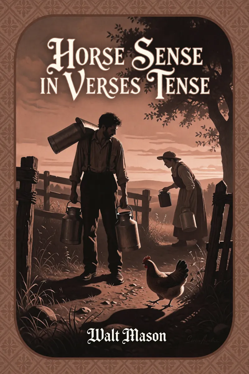 Cover of "Horse Sense" in Verses Tense by Walt Mason