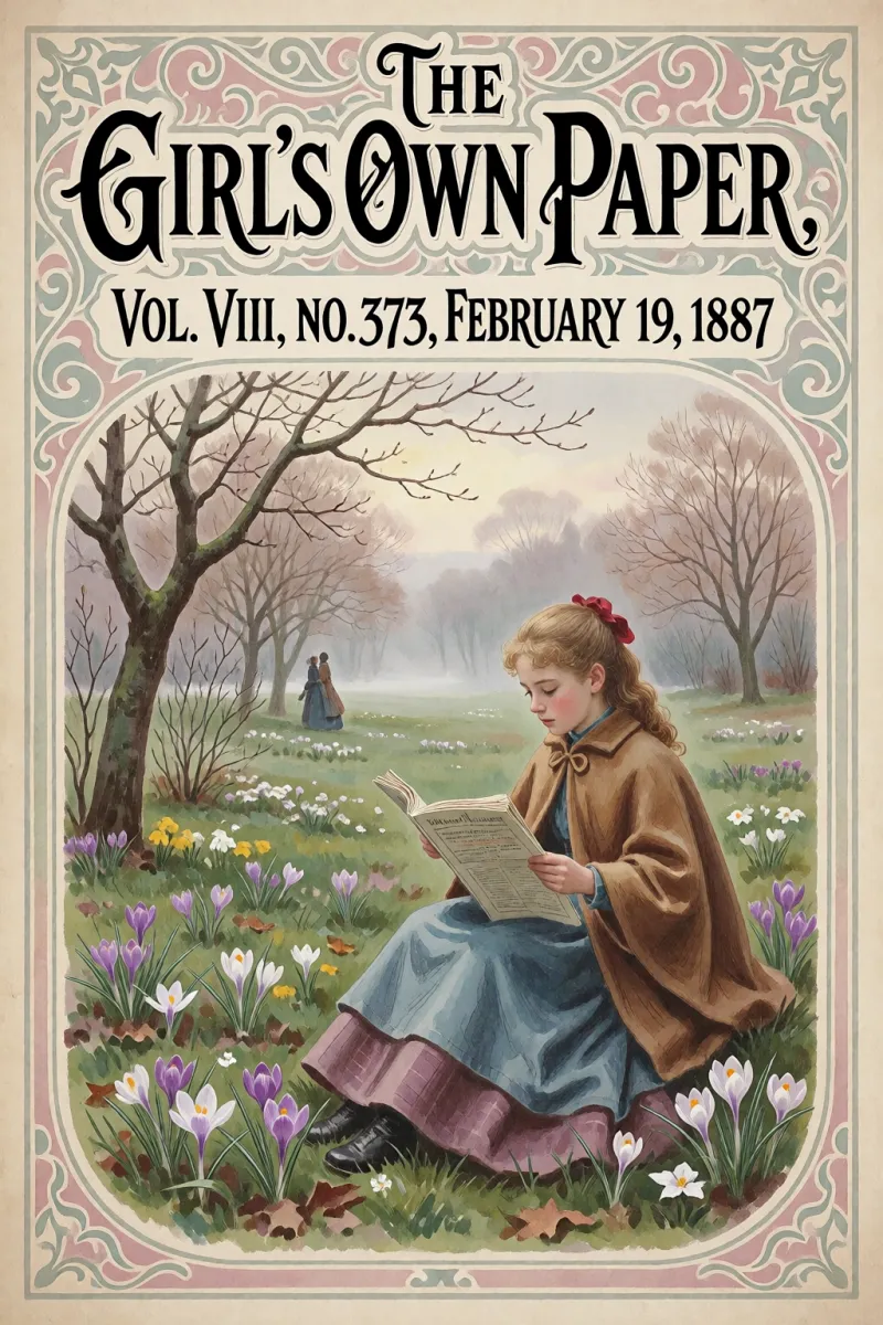 Cover of The Girl's Own Paper, Vol. VIII, No. 373, February 19, 1887 by Various