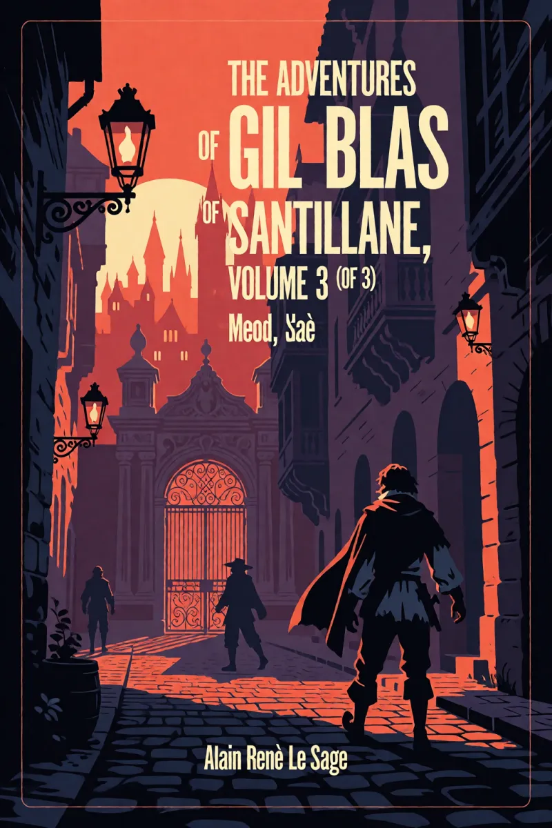 Cover of The Adventures of Gil Blas of Santillane, Volume 3 (of 3) by Alain René Le Sage