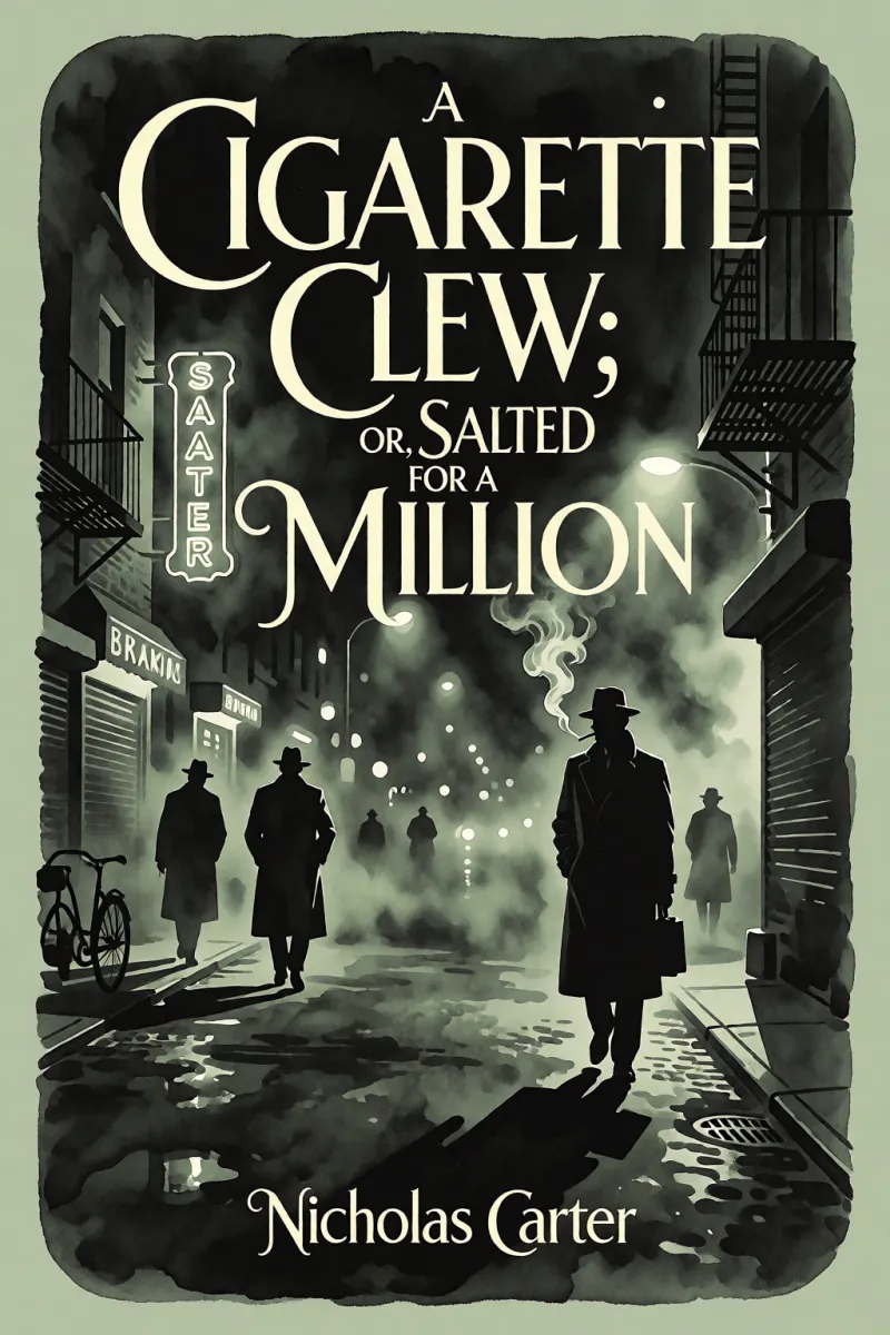 Cover of A Cigarette Clew; Or, "Salted" For a Million by Nicholas Carter