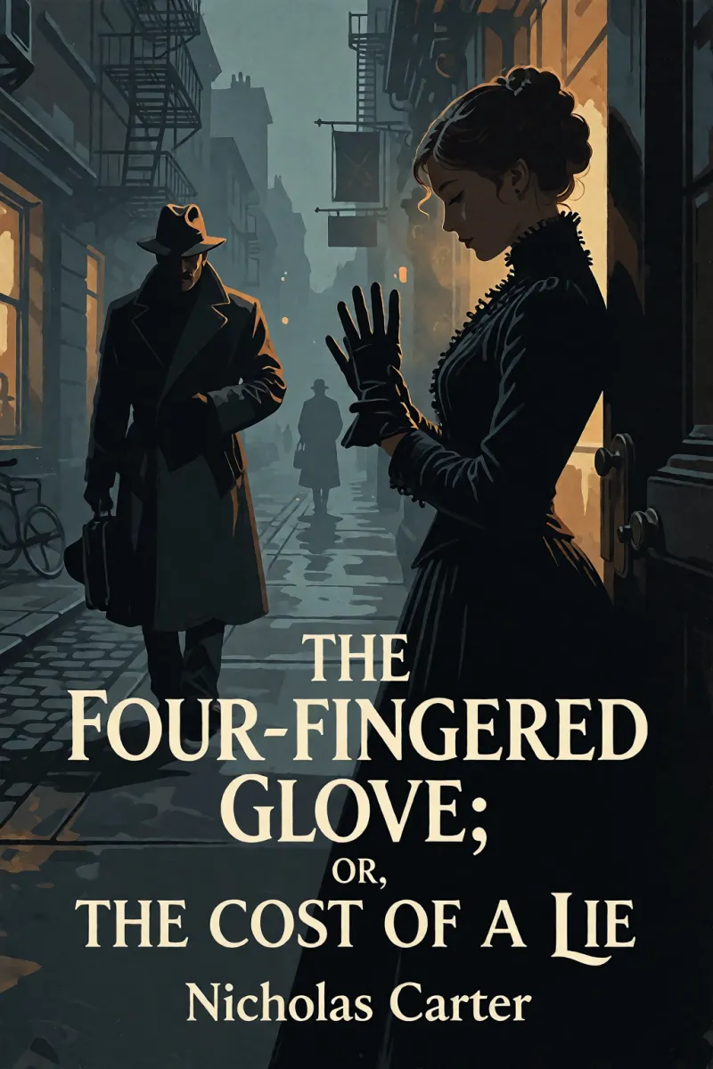 Cover of The Four-Fingered Glove; Or, The Cost of a Lie by Nicholas Carter