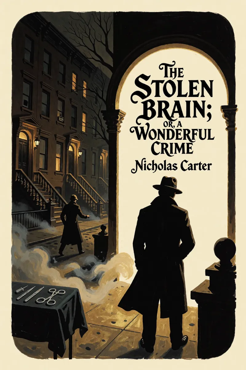 Cover of The Stolen Brain; Or, A Wonderful Crime by Nicholas Carter
