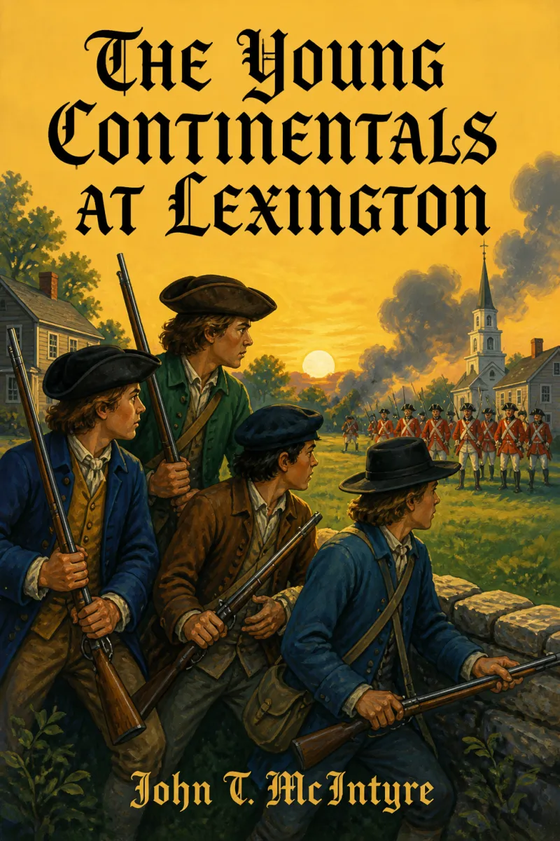 Cover of The Young Continentals at Lexington by John T. McIntyre