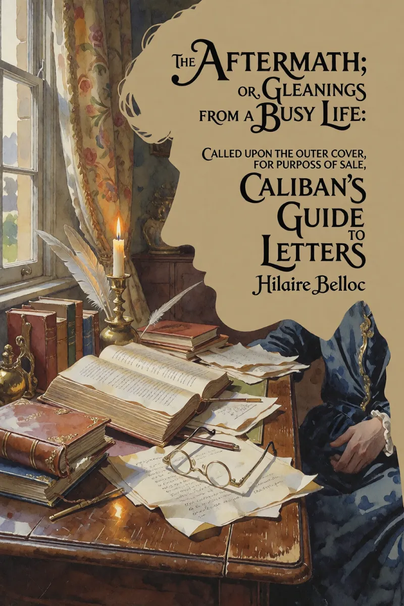 Cover of The Aftermath; Or, Gleanings from a Busy Life: Called upon the outer cover, for purposes of sale, Caliban's Guide to Letters by Hilaire Belloc