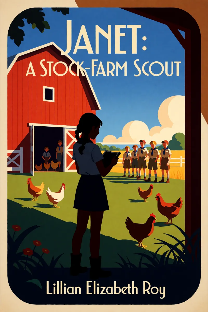 Cover of Janet: A Stock-Farm Scout by Lillian Elizabeth Roy