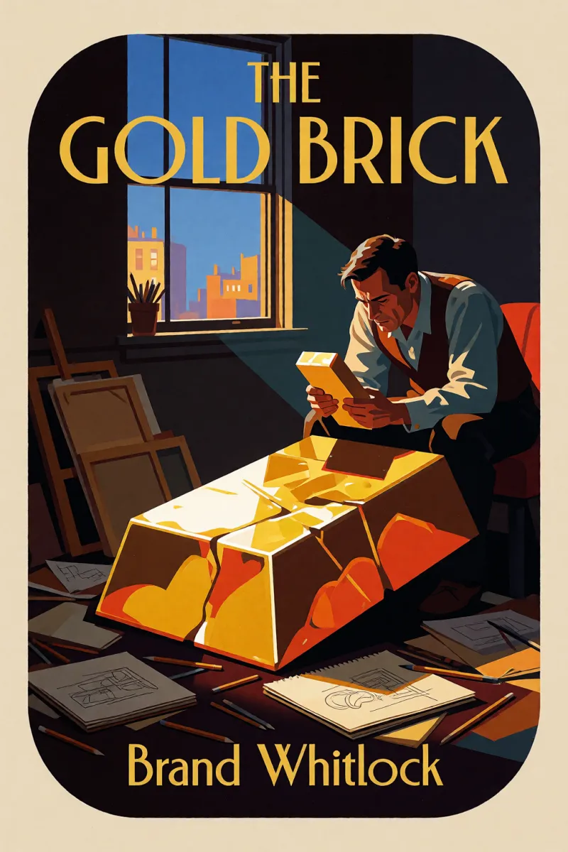 Cover of The Gold Brick by Brand Whitlock