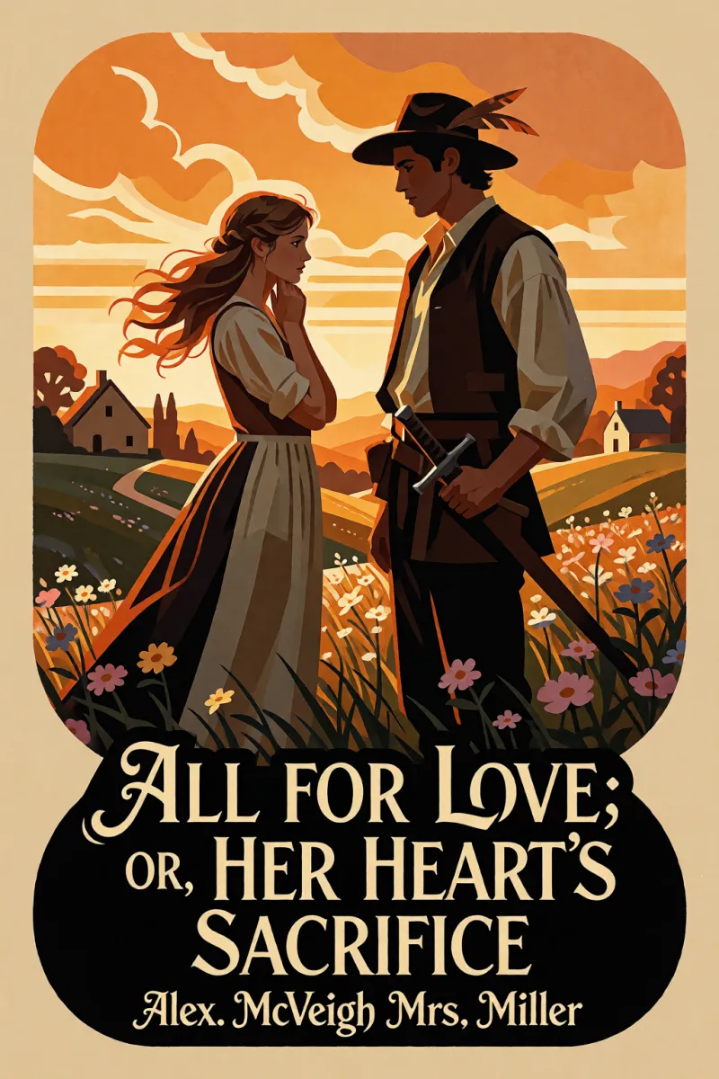 Cover of All for Love; or, Her Heart's Sacrifice by Alex. McVeigh Mrs. Miller