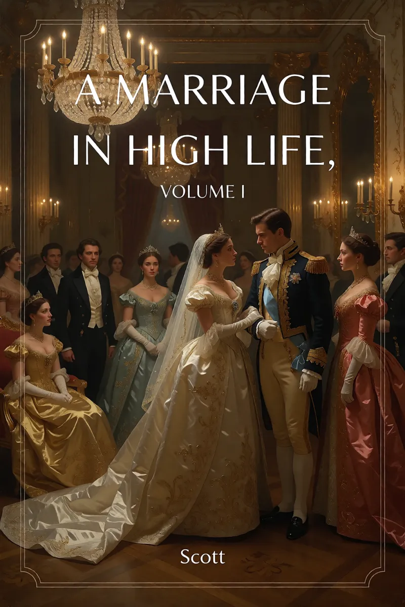 Cover of A Marriage in High Life, Volume I by Scott
