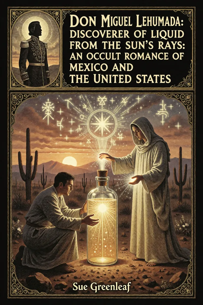 Cover of Don Miguel Lehumada: discoverer of liquid from the sun's rays: an occult romance of Mexico and the United States by Sue Greenleaf
