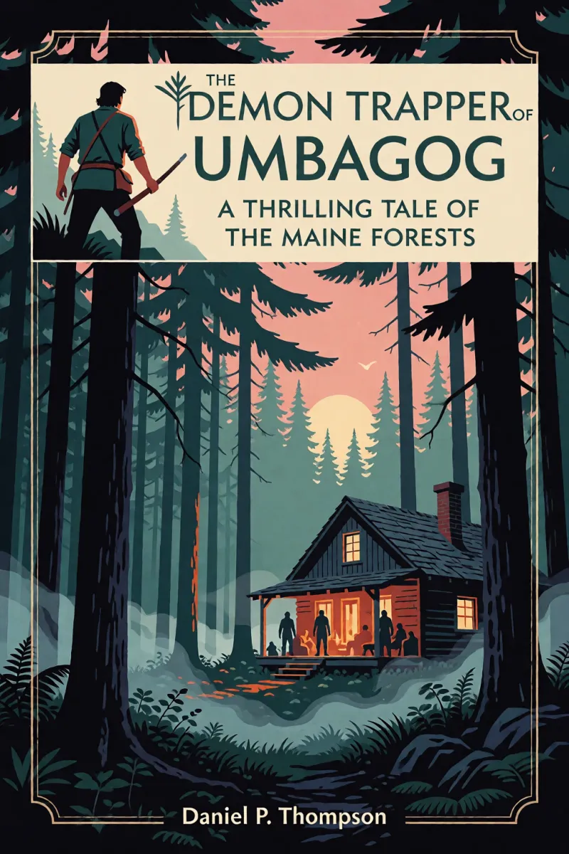 Cover of The Demon Trapper of Umbagog: A Thrilling Tale of the Maine Forests by Daniel P. Thompson