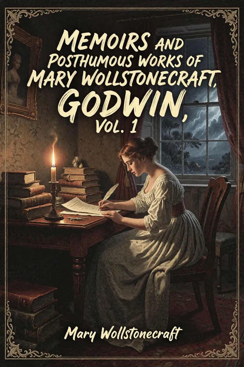 Cover of Memoirs and Posthumous Works of Mary Wollstonecraft Godwin, Vol. 1 by Mary Wollstonecraft
