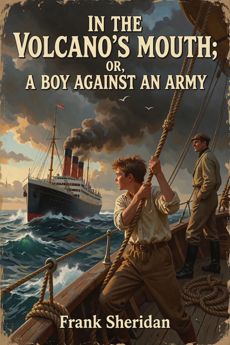 Cover of In the volcano's mouth; or, A boy against an army by Frank Sheridan