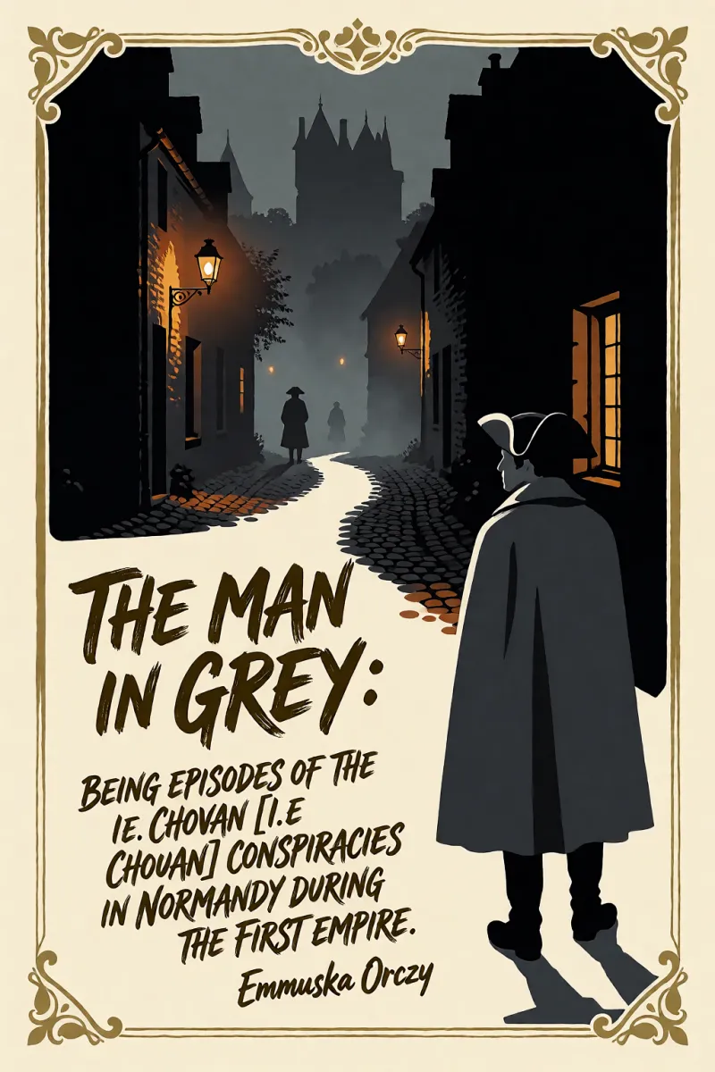 Cover of The man in grey: Being episodes of the Chovan [i.e. Chouan] conspiracies in Normandy during the First Empire. by Emmuska Orczy