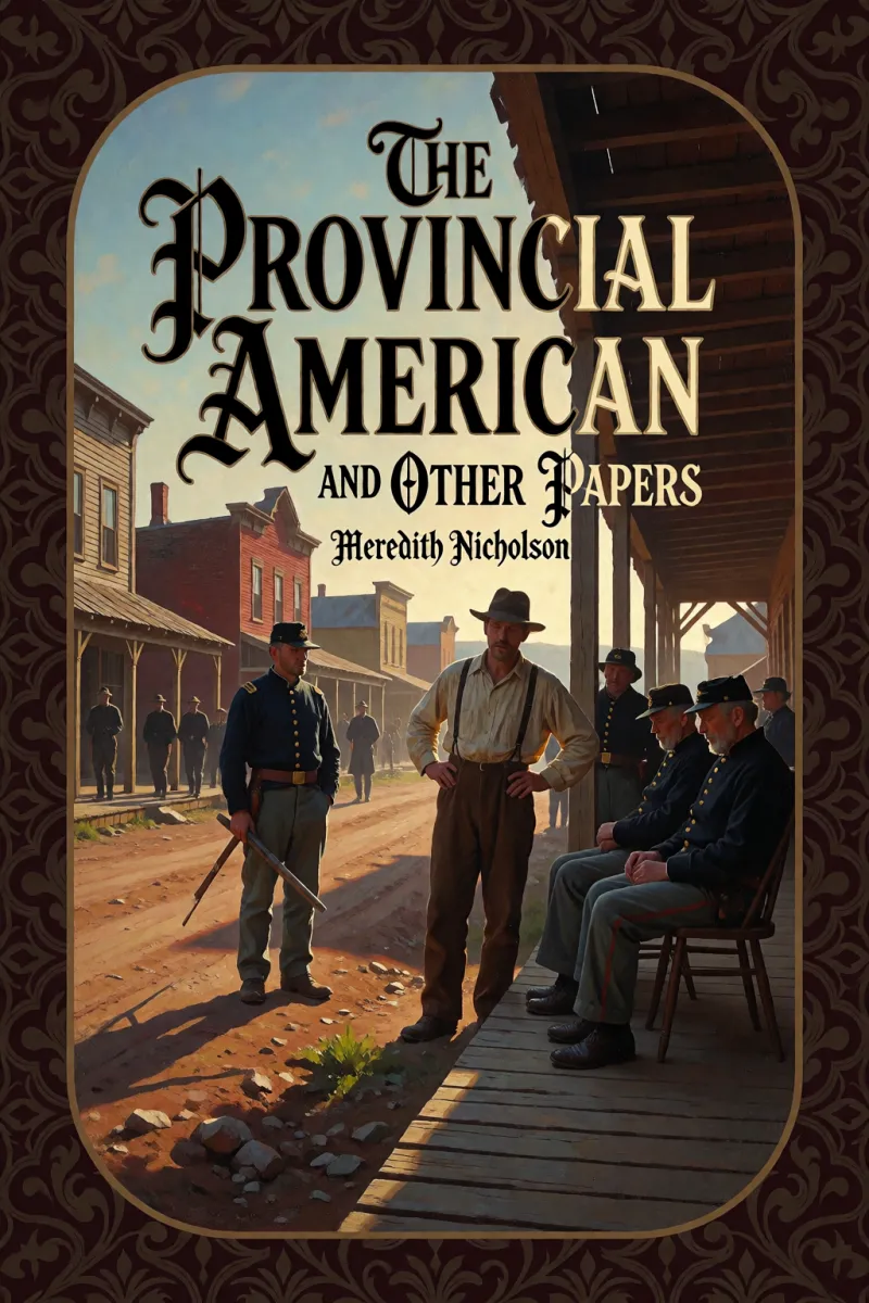 Cover of The provincial American and other papers by Meredith Nicholson