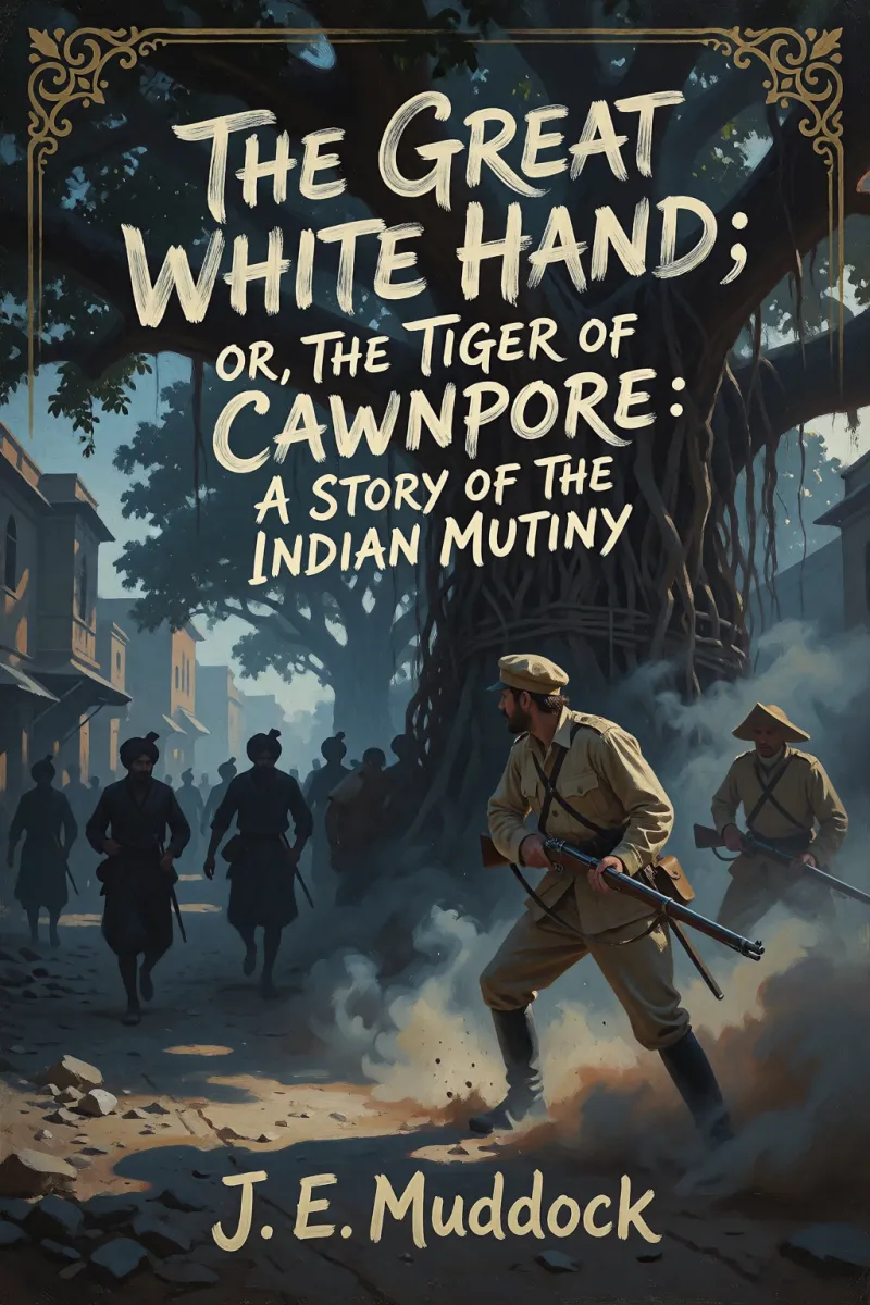 Cover of The Great White Hand; Or, the Tiger of Cawnpore: A story of the Indian Mutiny by J. E. Muddock