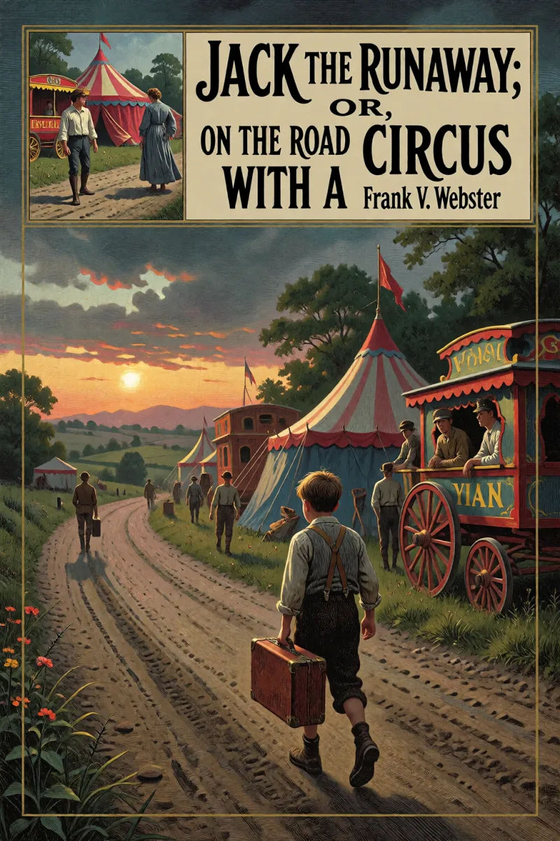 Cover of Jack the runaway; or, On the road with a circus by Frank V. Webster