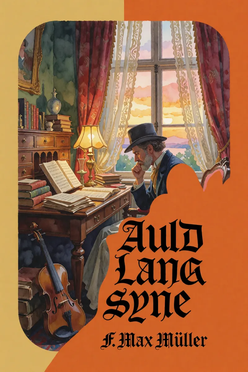 Cover of Auld lang syne by F. Max Müller