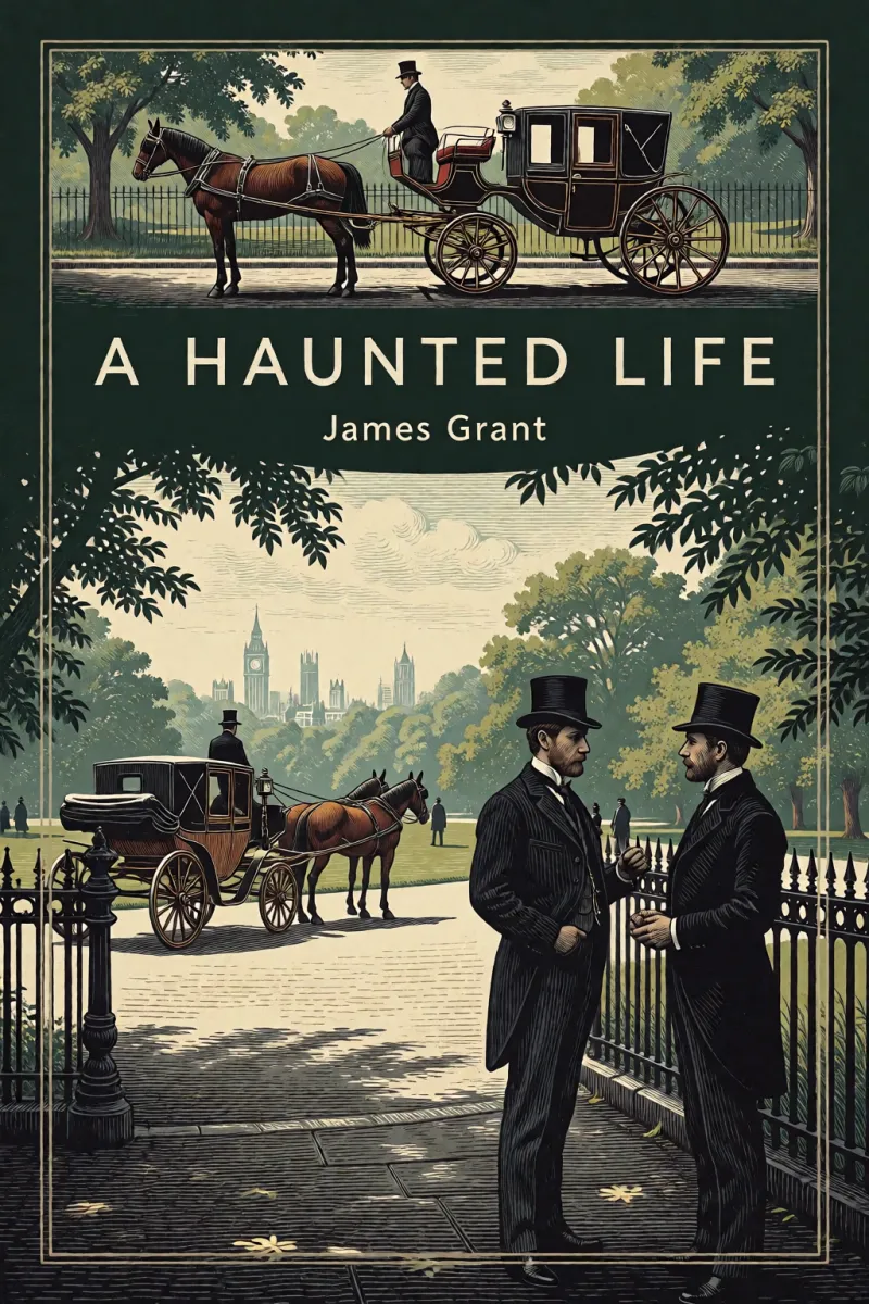 Cover of A haunted life by James Grant