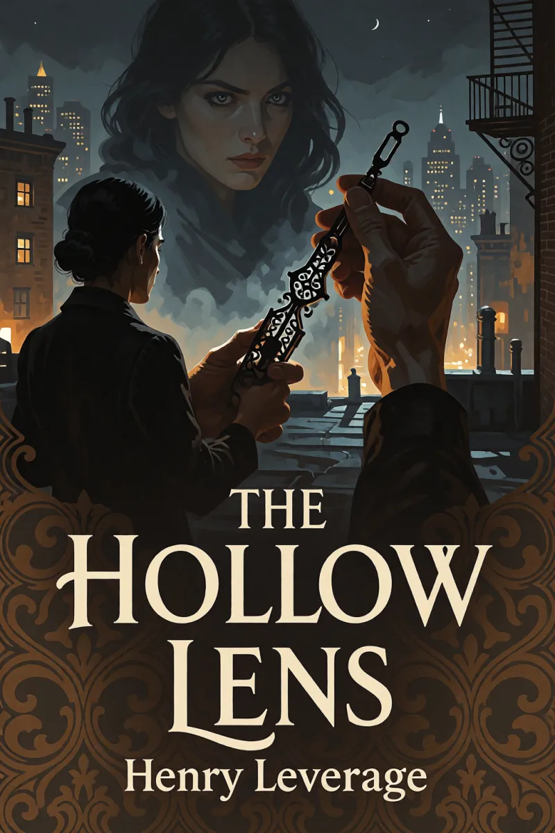 Cover of The hollow lens by Henry Leverage