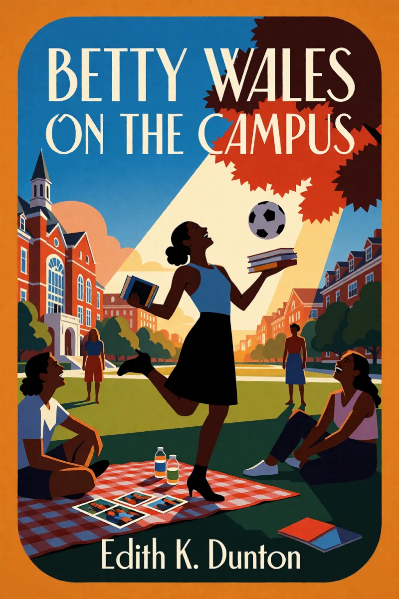 Cover of Betty Wales on the campus by Edith K. Dunton