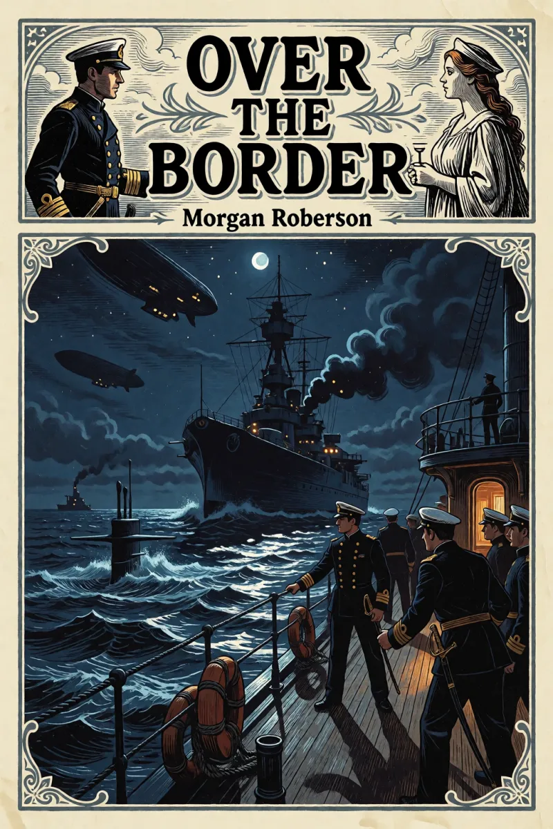 Cover of Over the border by Morgan Robertson